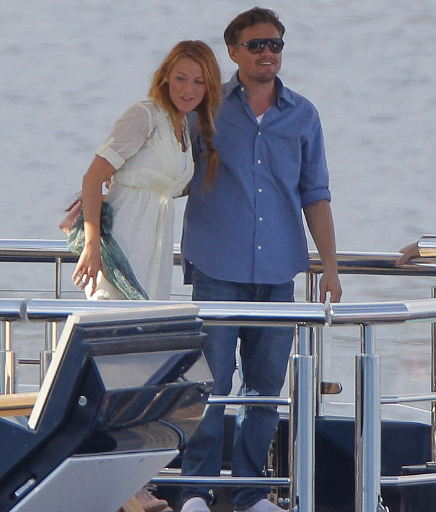 Leo and Blake Lively on  Seven Seas