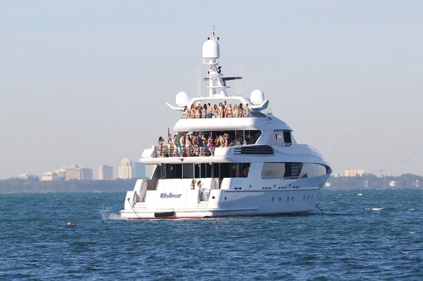 entourage movie filmed on board superyacht USHER in miami