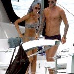 Victoria and David Beckham on holidays