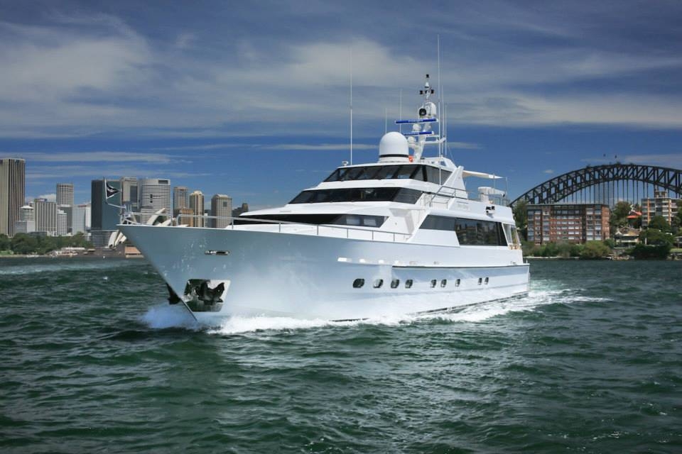 Oscar II in Sydney harbour