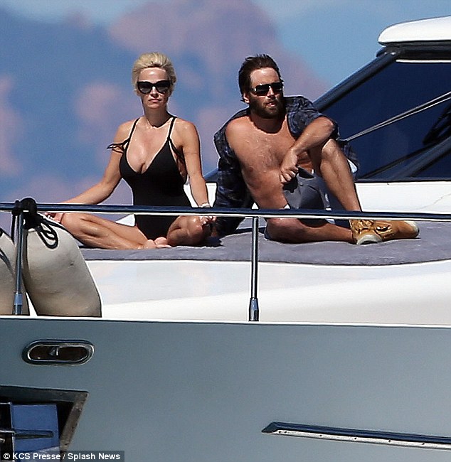 Anderson and Rick Salomon St Tropez 2014 | Celebs On Yachts