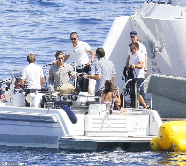 noel gallagher and wife sara macdonald get on board superyacht 'kingdom come'